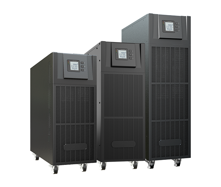 KSTAR HPM3300E-T Series UPS showcasing the tower design and capacity range