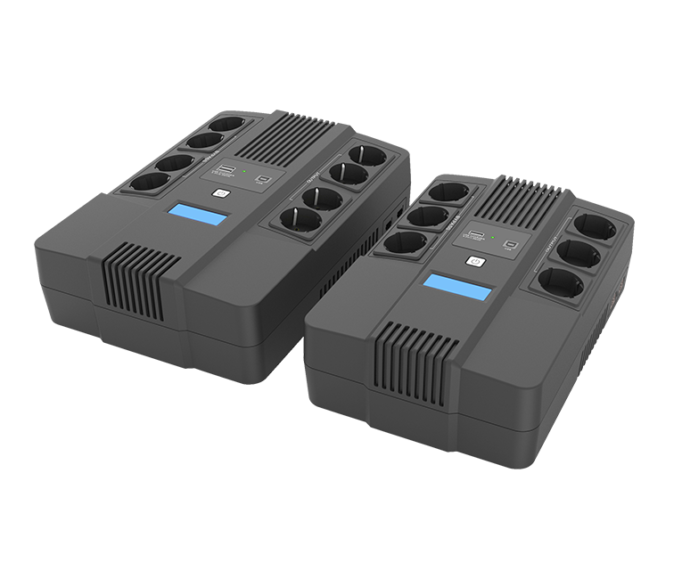 KSTAR HPM3300E-T Series UPS showcasing the tower design and capacity range
