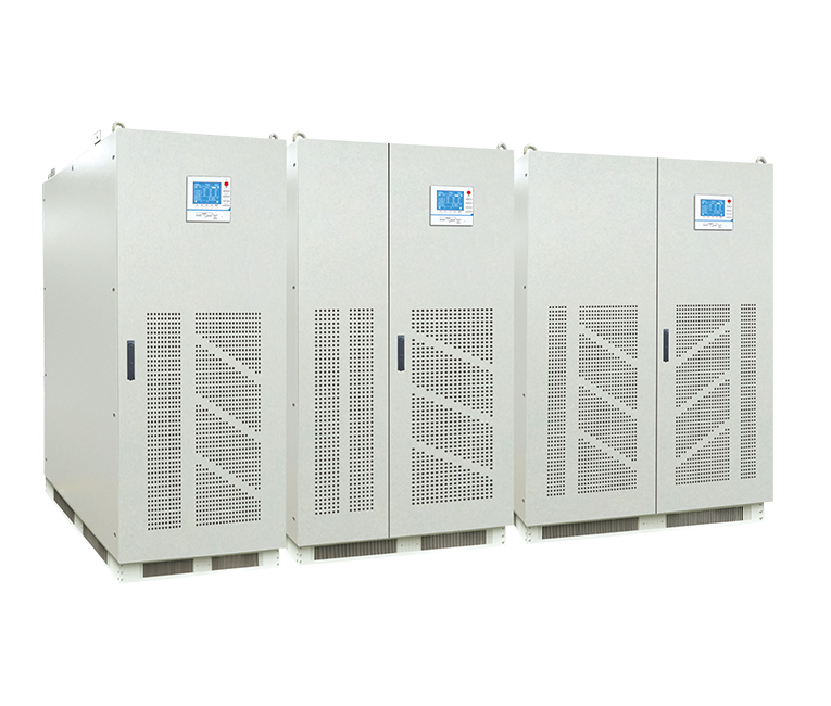 KSTAR HPM3300E-T Series UPS showcasing the tower design and capacity range