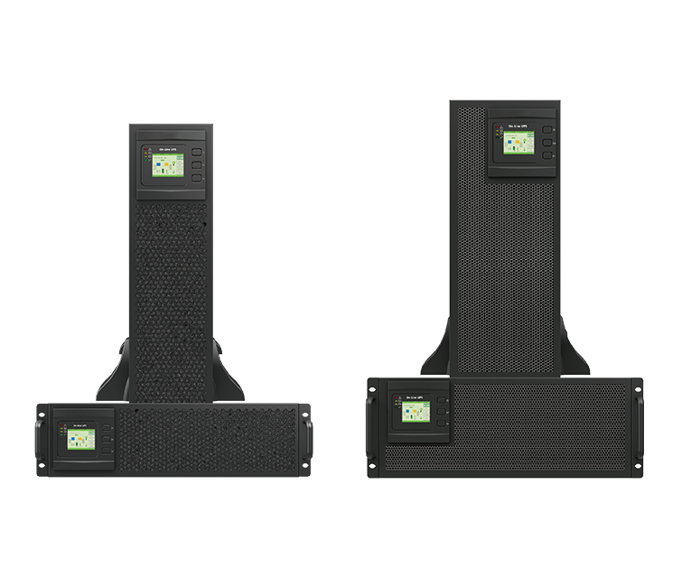 KSTAR HPM3300E-T Series UPS showcasing the tower design and capacity range